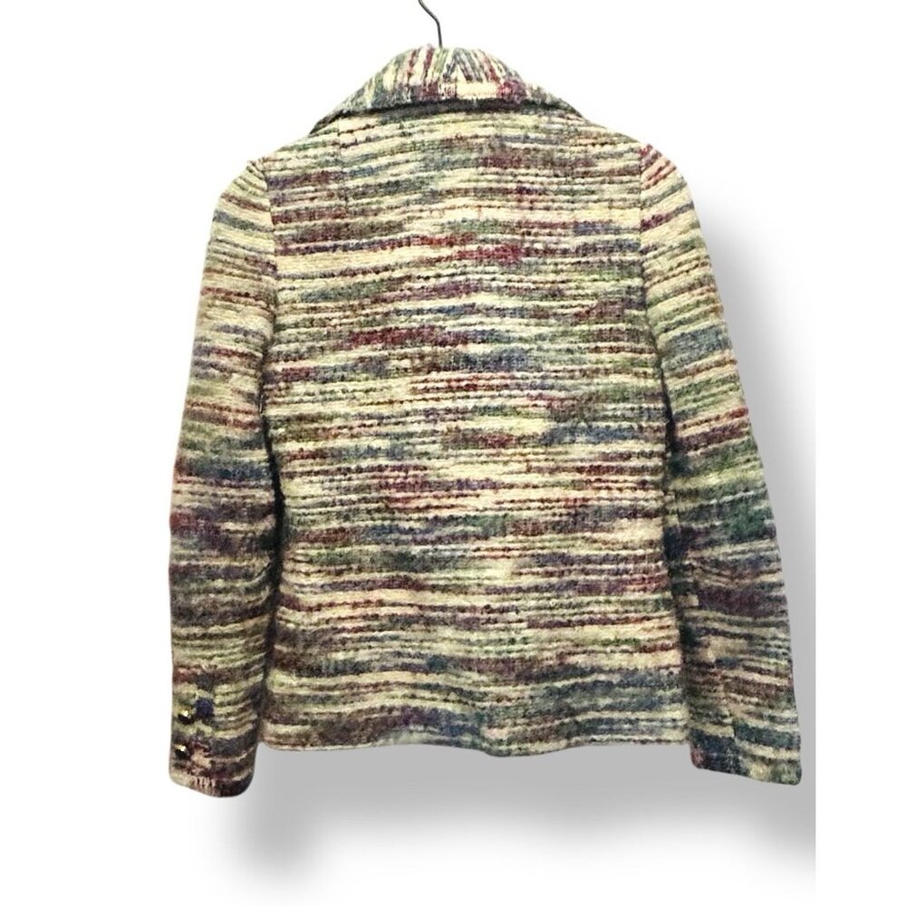 Vintage Quiet Wealth Womens Jacket Sz XS Tweed Channel Style Boucle Tweed Blazer - Picture 5 of 14